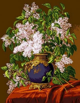 783 White lilacs. Goblenset