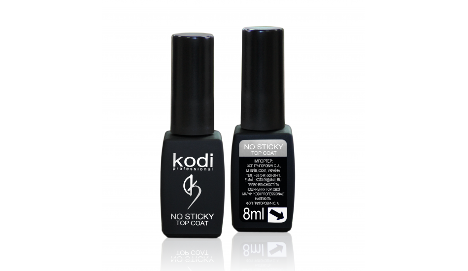 No Sticky Top Coat (Верхнее покрытие без ликого слоя) 8 мл