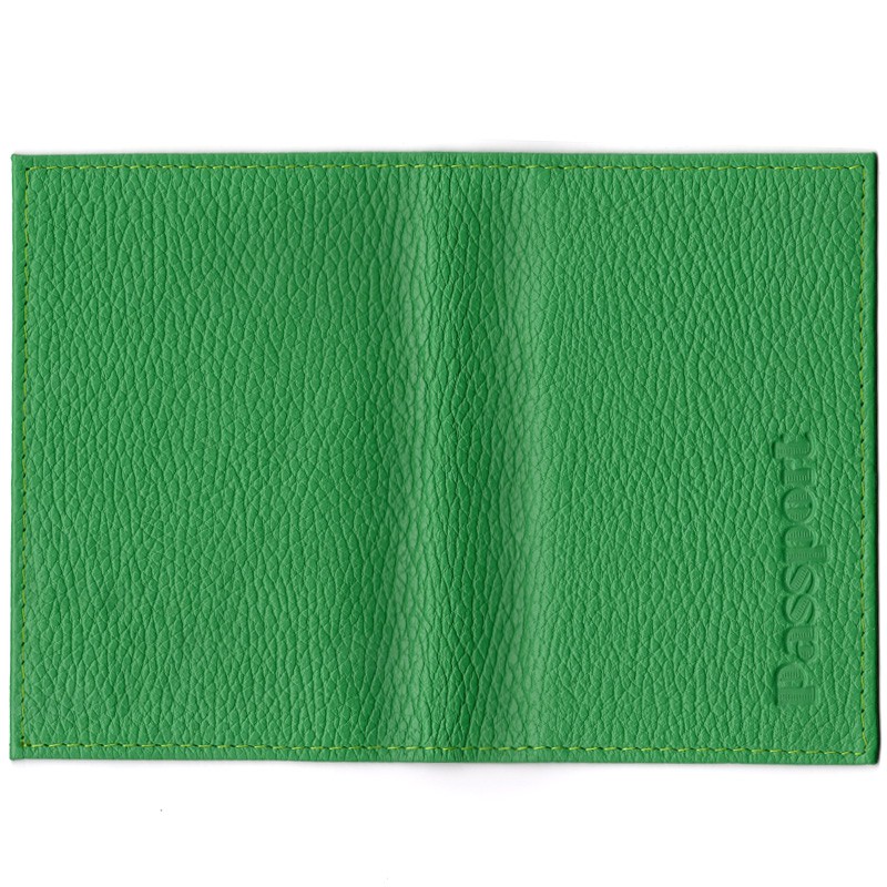 220р Обложка для паспорта Classic green кожа.jpg