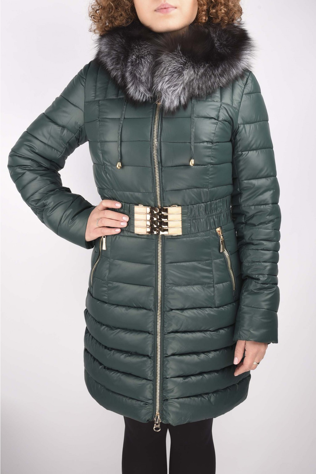 (S-2XL)Женская, зимняя куртка на синтепоне КС-1337
