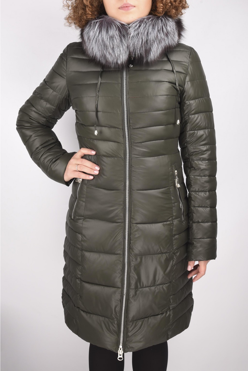 (S-2XL)Женская, зимняя куртка на синтепоне КС-1382