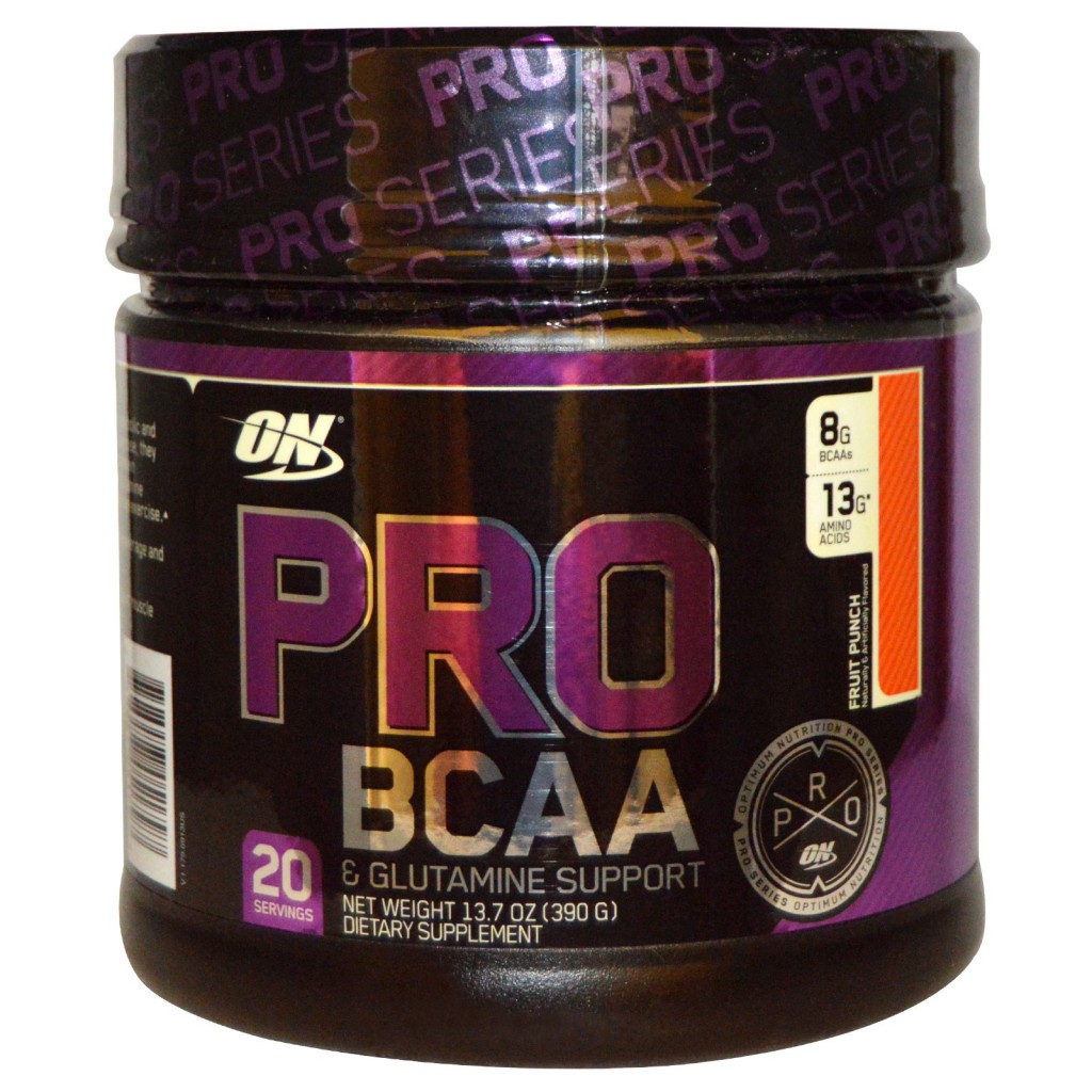 Optimum Nutrition, Pro BCAA, Fruit Punch, 20 servings, 13.7 oz (390g)