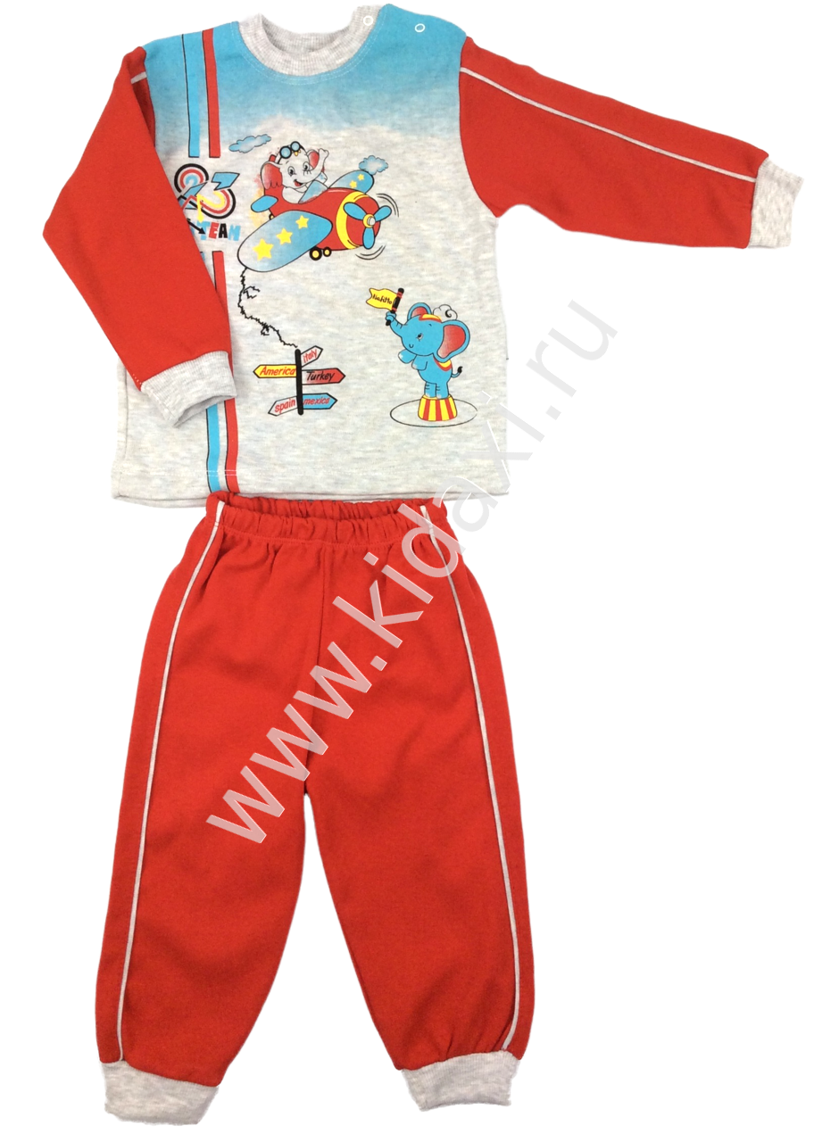 1042 kransnyy1 Спортивный костюм для мальчиков РЯД 80-86-92 АКЦИЯ - 299 руб