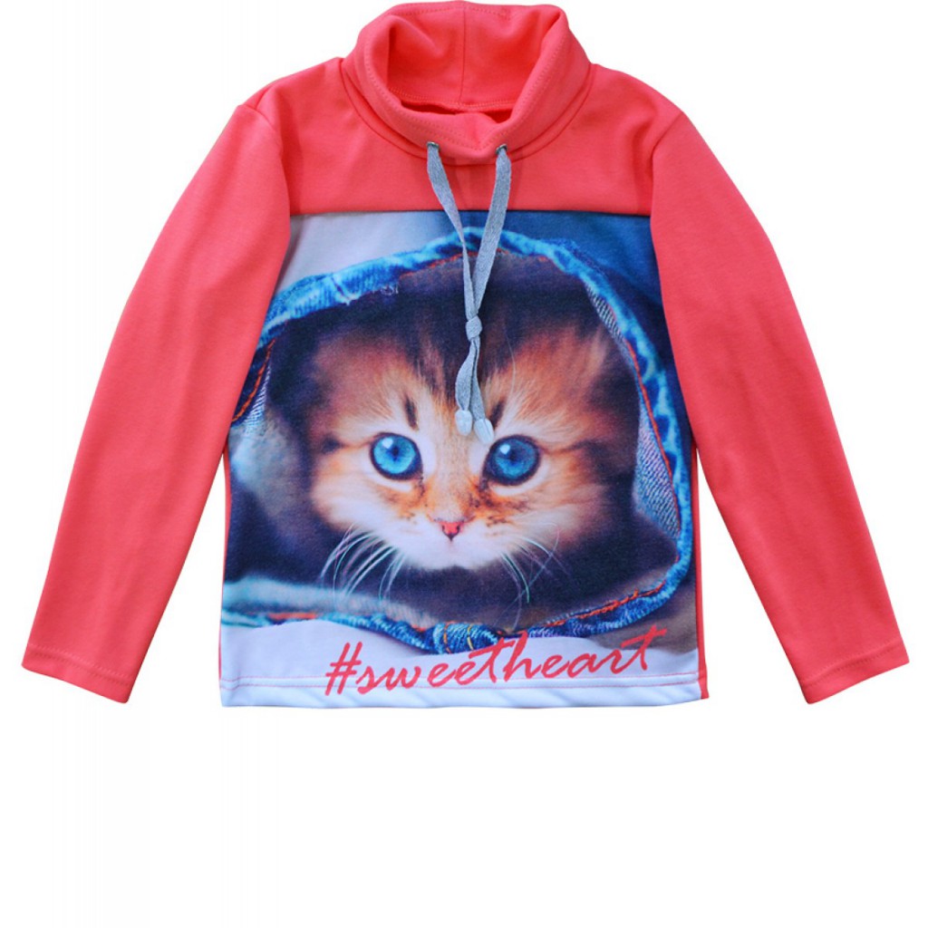 Серия 3D Худи на девочку (Котенок), от 375.00 руб.