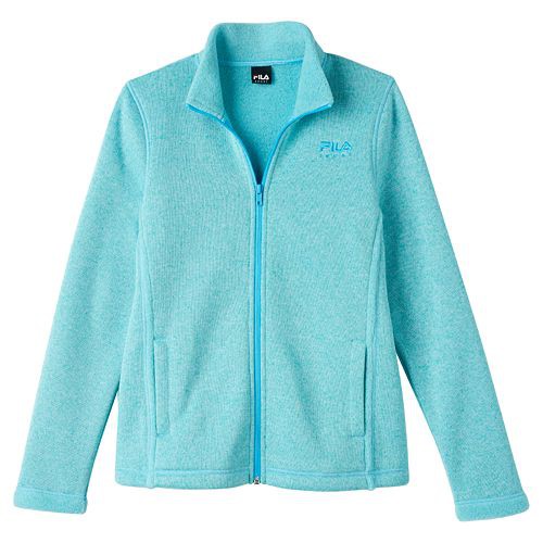 Girls 7-16 FILA SPORT(R) Sweater-Knit Fleece Jacket   $22.00