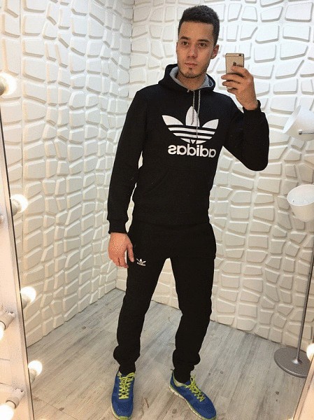 Adi7157 5229m Костюм спортивный утепленный мужской Adidas 1479руб.