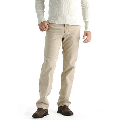 Men's Lee Regular Fit Straight Leg Jeans   $27.99