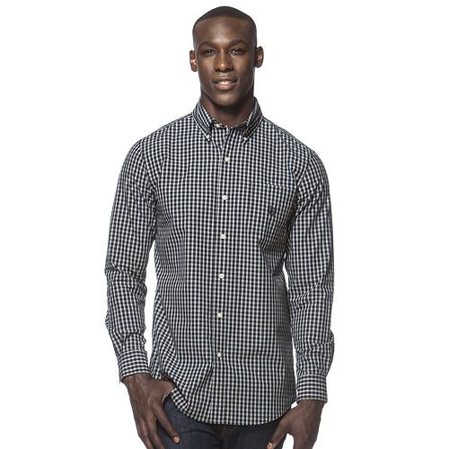 Big & Tall Chaps Classic-Fit Patterned Button-Down Shirt  $34.99