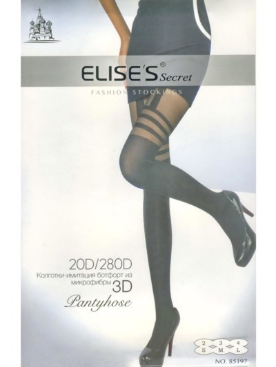   Elise's Secret 85197 pantyhose 280 Den 42-50 138  x 6 .