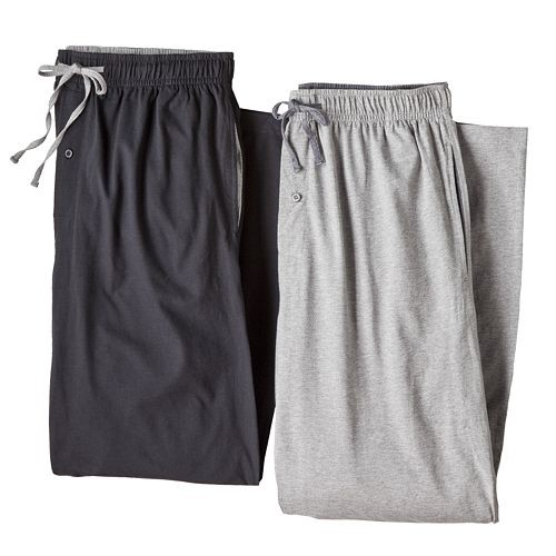 Big & Tall Hanes 2-pk. Solid Knit Lounge Pants   $36.00