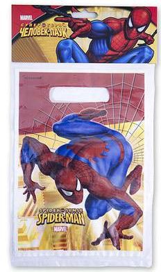 1507-0731 Пакет п-э Marvel Человек-Паук 8шт 40,00