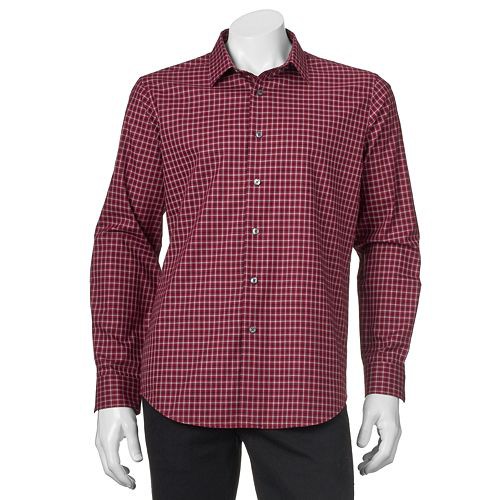 Men's Apt. 9(R) Modern-Fit Patterned Button-Down Shirt   $19.99