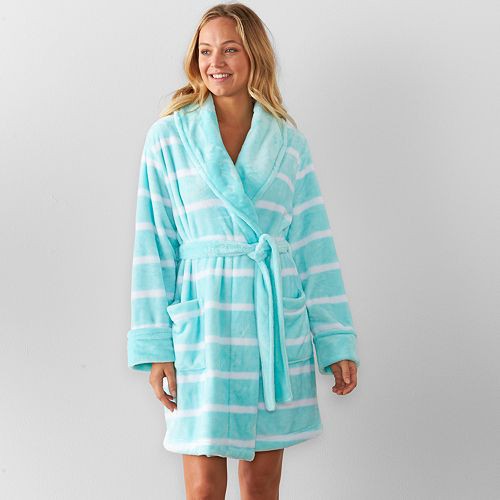 Women's SONOMA Goods for Life(TM) Printed Plush Wrap Robe  $22.99