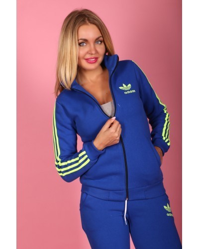 Adi475 5332w Костюм-двойка утепленный женский Adidas 990руб.