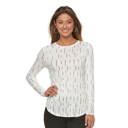 Women's Apt. 9(R) Essential Crewneck Tee  $17.99