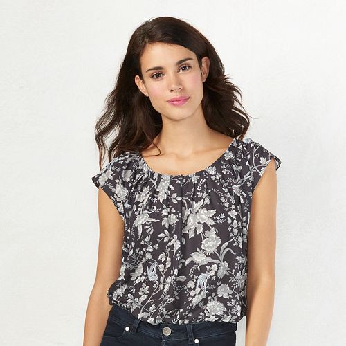 Women's LC Lauren Conrad Pleated Top      $10.80 - $26.99