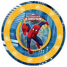 1502-1171 Тарелка бум Marvel Челов-Паук 23см 6шт 104,00