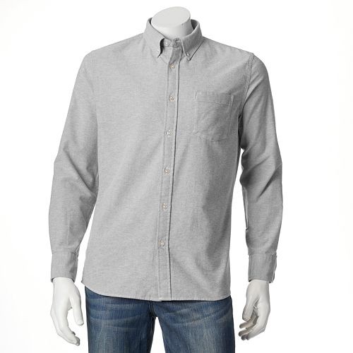 Men's SONOMA Goods for Life(TM) Classic-Fit Solid Oxford Button-Down Shirt - Me  $14.99
