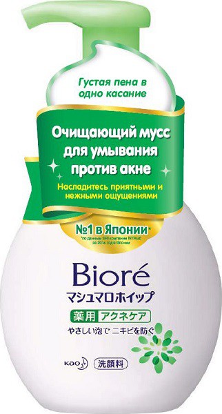 BIORE Мусс очищающий для умывания против акне