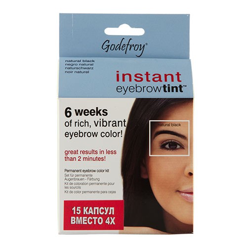 Godefroy Eyebrow Tint Natural Black -     ()