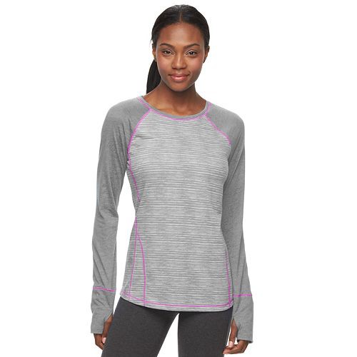 Women's Tek Gear(R) Printed Raglan Layering Tee   $9.99