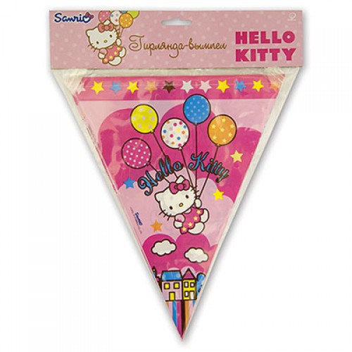 1505-0518	Гирлянда-вымпел Hello Kitty 360см 117,00