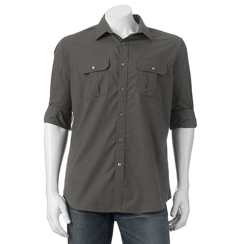 Men's Apt. 9 Modern-Fit Roll-Tab Button-Down Shirt   $19.99