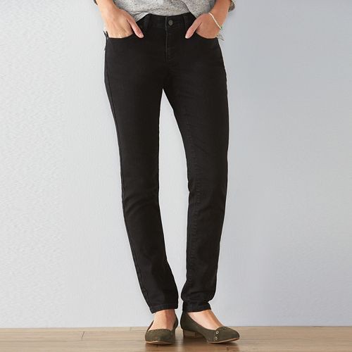 Women's SONOMA Goods for Life(TM) Curvy Fit Skinny Jeans   $19.99