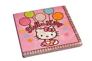 1502-0930	Салфетка Hello Kitty 33см 16шт 122,00