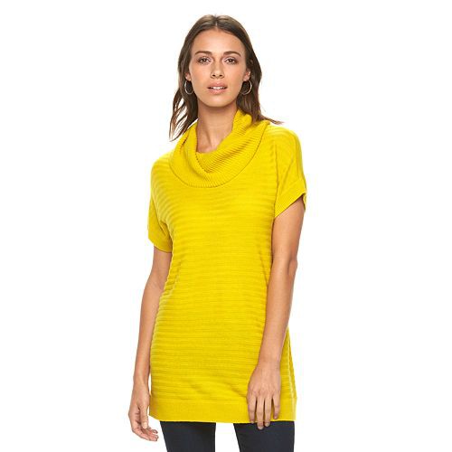 Women's Apt. 9(R) Ribbed Cowlneck Tunic   $12.99