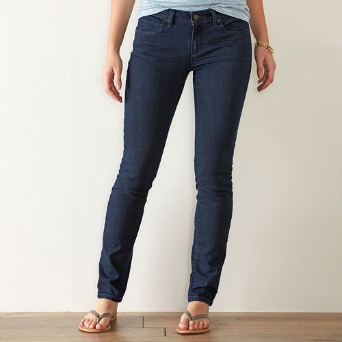 Women's SONOMA Goods for Life(TM) Faded Skinny Jeans   $19.99