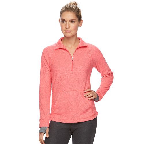 Women's Tek Gear(R) Microfleece Half-Zip Mockneck Top  $9.99