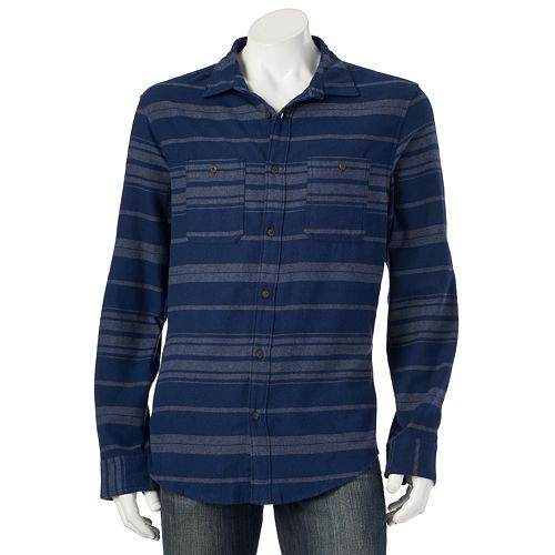 Men's Urban Pipeline(R) Plaid Flannel Button-Down Shirt   $12.99