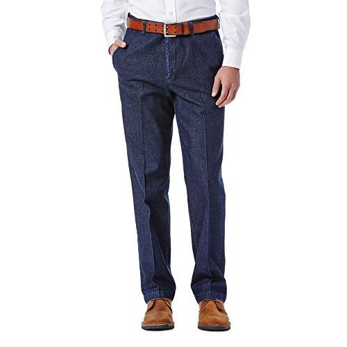 Men's Haggar(R) Work to Weekend(R) Classic-Fit Flat-Front Denim Pants   $29.99