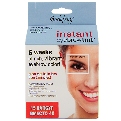 Godefroy Eyebrow Tint Medium Brown -     ()