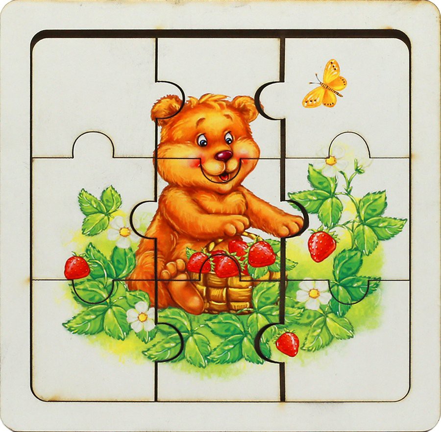 ПАЗЛ МИШКА С ЯГОДОЙ Артикул: П 012 - 63 руб.