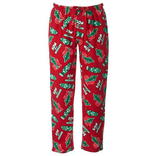 Men's Elf Son Of A Nutcracker Microfleece Lounge Pants   $17.00