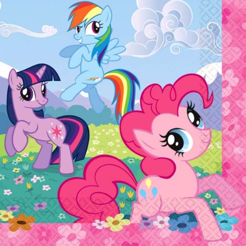 1502-1326	 Салфетка My Little Pony 33см 16шт 113,00