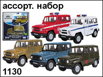 AutoTime модель 1:60 UAZ Hunter, в ассорт. 1 шт - 96,98 руб