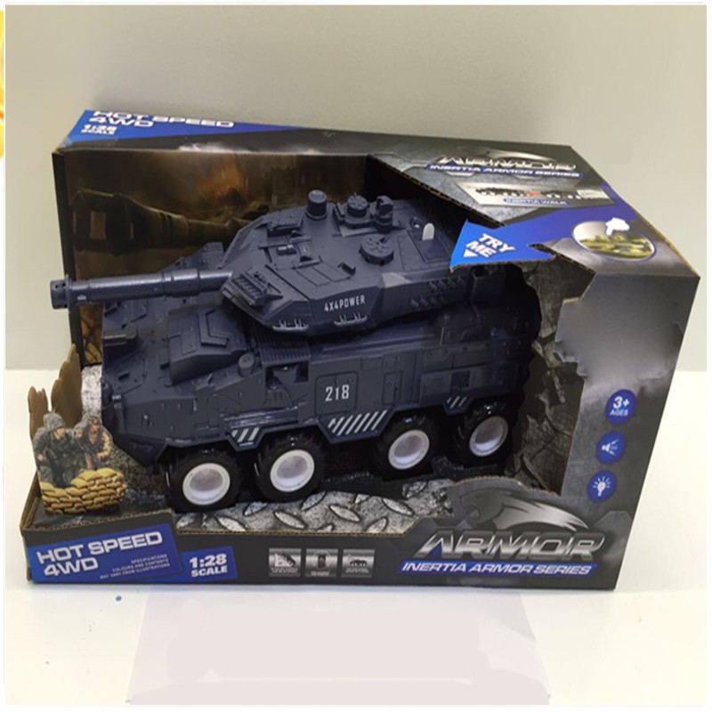 YAKO, Танк БТР инерционный 4WD,свет, звук, Y12318512, 340.26 руб.