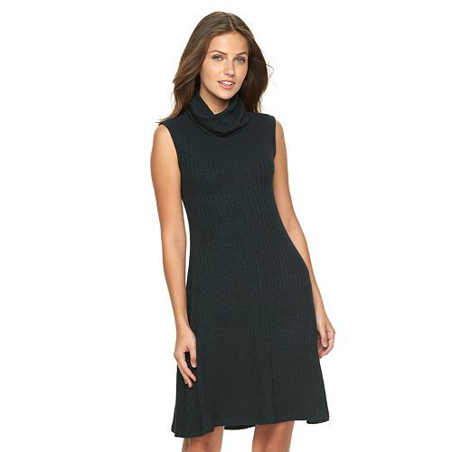 Women's Apt. 9(R) Ribbed Cowlneck Sweaterdress   $25.00