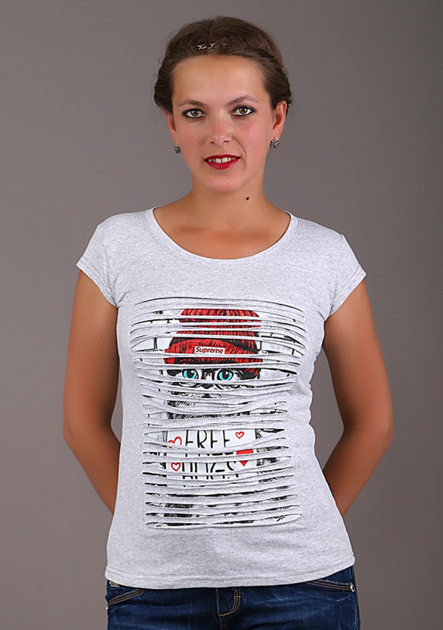 Футболка Кот в шапке (Арт.3-217), 260 руб.