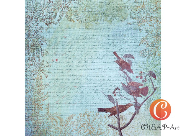 12611. Односторонняя бумага для скрапбукинга. 31,5х31,5 см..jpg