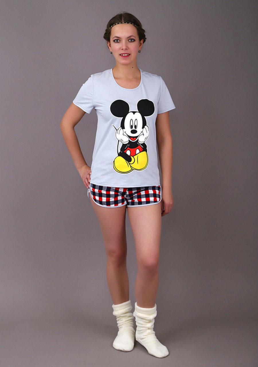 Костюм Микки Йог (Шорты клетка) (Арт.2-105), 370 руб.