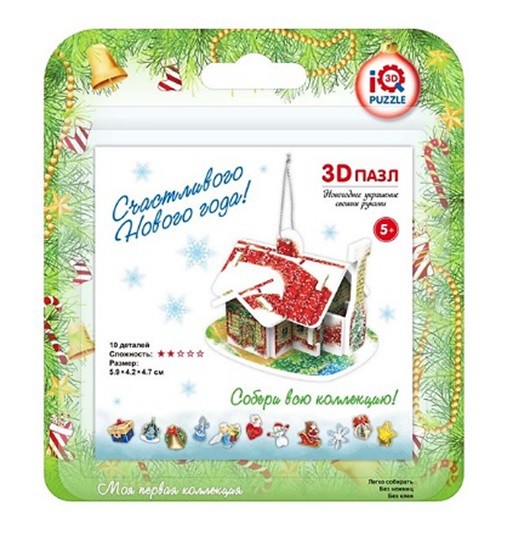 3D-Пазл Рождественский дом - 42,72 руб