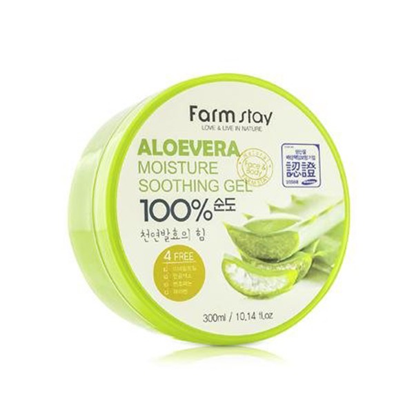 FarmStay MOISTURE SOOTHING GEL ALOEVERA 300ml 235.