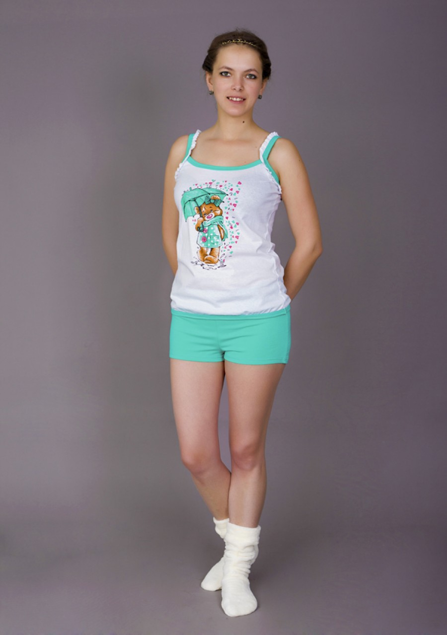 Костюм Мишка с Зонтиком (Кулирка) (Арт.2-89), 300 руб.