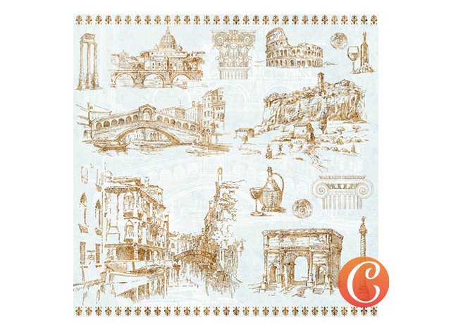 14455. Односторонняя бумага для скрапбукинга. 31,5х31,5 см..jpg