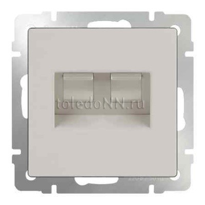 : 262271.  461.16 .   2- Werkel WL03-RJ45+RJ45-ivory Ethernet RJ-45 ( )