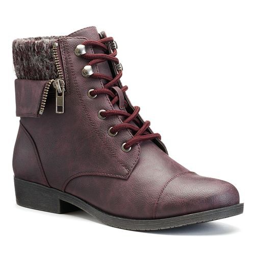 Mudd(R) Women's Sweater-Cuff Ankle Boots   $44.99